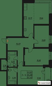 100,2 м², 4-комнатная квартира 18 255 100 ₽ - изображение 12