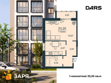 20,4 м², квартира-студия 1 910 000 ₽ - изображение 66