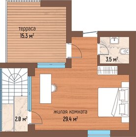 Квартира 92,8 м², 2-комнатная - изображение 2