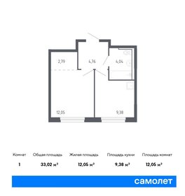 36 м², 1-комнатная квартира 4 200 000 ₽ - изображение 70