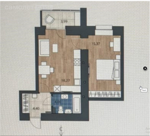 41 м², 1-комнатная квартира 6 145 000 ₽ - изображение 27