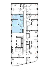 70,3 м², 2-комнатная квартира 15 600 000 ₽ - изображение 72