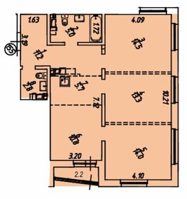 Квартира 79,5 м², 4-комнатная - изображение 1