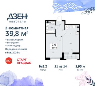 35,9 м², 2-комнатная квартира 10 618 255 ₽ - изображение 40