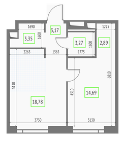 52,8 м², 1-комнатные апартаменты 22 500 000 ₽ - изображение 139