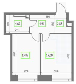 41,3 м², 1-комнатная квартира 19 062 500 ₽ - изображение 16