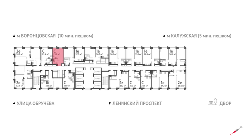 23,8 м², квартира-студия 12 892 864 ₽ - изображение 38