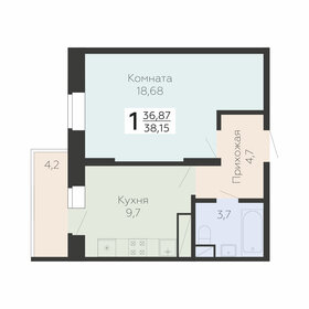 18 м², 1-комнатная квартира 3 500 000 ₽ - изображение 70
