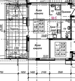 Квартира 76 м², 2-комнатная - изображение 2