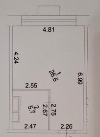 Квартира 32,3 м², студия - изображение 1