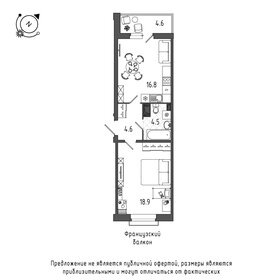 49,9 м², 1-комнатные апартаменты 15 390 000 ₽ - изображение 45