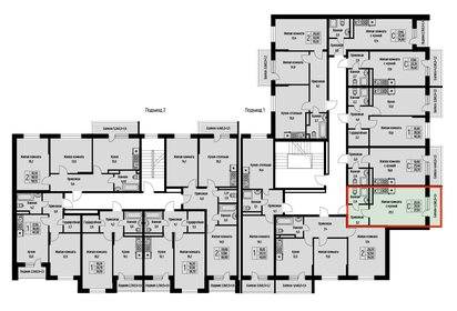 27,4 м², квартира-студия 2 150 000 ₽ - изображение 124