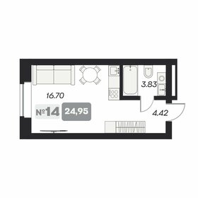 30,3 м², квартира-студия 5 535 000 ₽ - изображение 34