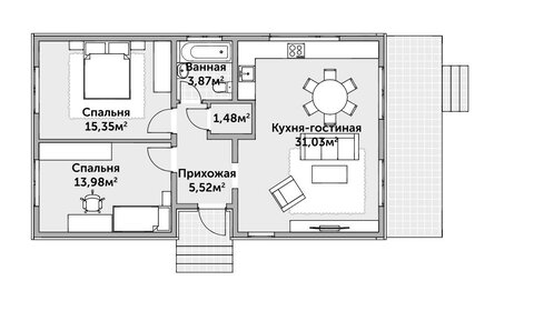 75 м² дом, 9,7 сотки участок 13 085 000 ₽ - изображение 15