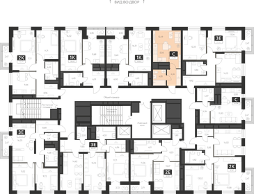 26 м², квартира-студия 3 718 000 ₽ - изображение 23