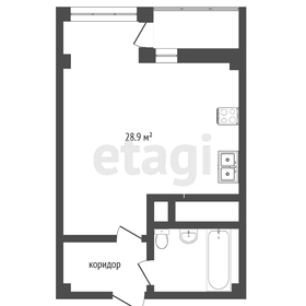 Квартира 28,9 м², студия - изображение 1