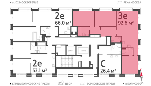 85,8 м², 3-комнатная квартира 31 719 832 ₽ - изображение 27