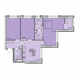 78 м², 4-комнатная квартира 10 300 000 ₽ - изображение 53