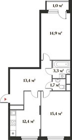 61 м², 2-комнатная квартира 15 900 000 ₽ - изображение 6