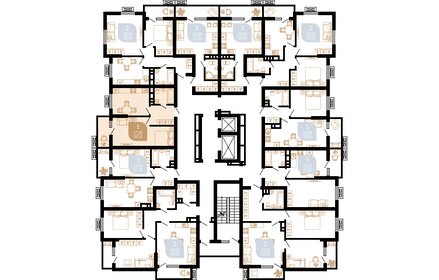 46,4 м², 1-комнатная квартира 6 900 000 ₽ - изображение 54