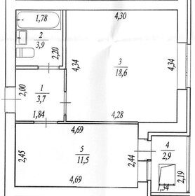 Квартира 40,6 м², 2-комнатная - изображение 1