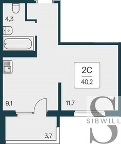 22,8 м², квартира-студия 3 190 000 ₽ - изображение 58