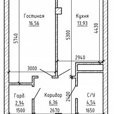 Квартира 48,2 м², 1-комнатная - изображение 1