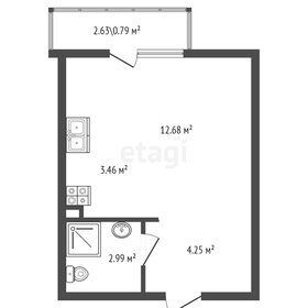 Квартира 24,2 м², студия - изображение 2