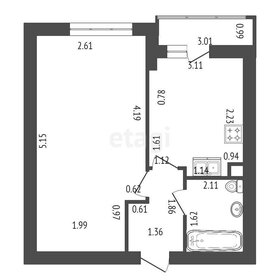 Квартира 28 м², 1-комнатная - изображение 1