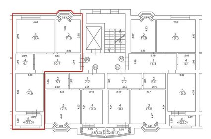 Квартира 64 м², 2-комнатная - изображение 1