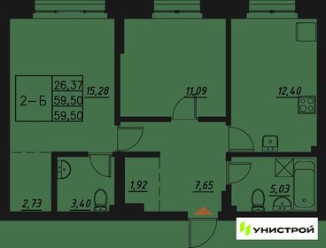 59 м², 2-комнатная квартира 11 299 999 ₽ - изображение 14