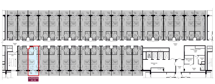 Квартира 33,1 м², студия - изображение 2