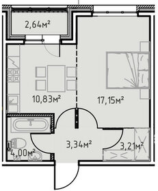 Квартира 41,2 м², 1-комнатная - изображение 1