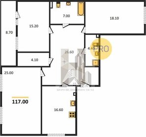 Квартира 120 м², 3-комнатная - изображение 2