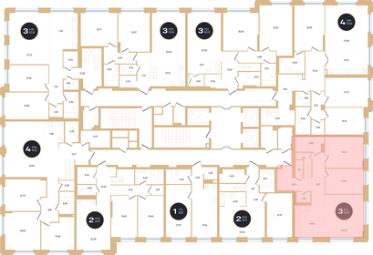 131,9 м², 2-комнатная квартира 44 835 800 ₽ - изображение 23