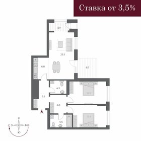 97 м², 3-комнатная квартира 15 750 000 ₽ - изображение 147