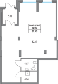 97,4 м², помещение свободного назначения - изображение 4