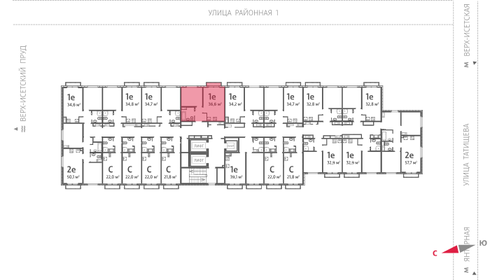 Квартира 36,6 м², 1-комнатная - изображение 2