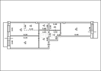 Квартира 70,3 м², 2-комнатная - изображение 1
