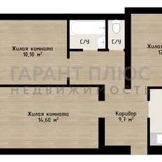 Квартира 57,4 м², 3-комнатная - изображение 2