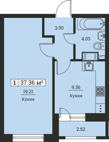 35,5 м², 1-комнатная квартира 7 600 000 ₽ - изображение 47