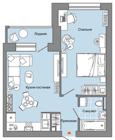 Квартира 47 м², 2-комнатная - изображение 1