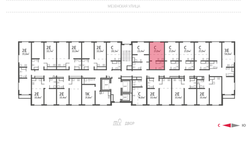 21,2 м², квартира-студия 2 800 000 ₽ - изображение 19