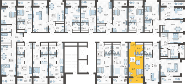 24 м², квартира-студия 10 050 000 ₽ - изображение 129