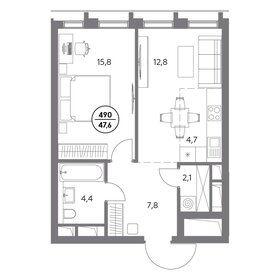 53 м², 2-комнатная квартира 23 000 000 ₽ - изображение 77