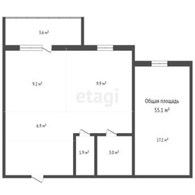 54,2 м², 2-комнатная квартира 6 150 000 ₽ - изображение 61