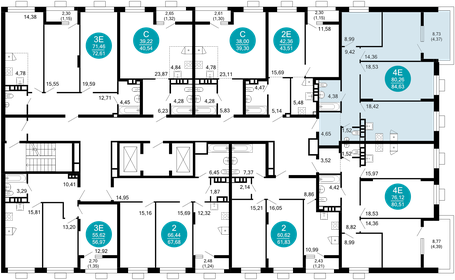 102 м², 3-комнатная квартира 15 750 000 ₽ - изображение 125