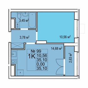 35 м², 1-комнатная квартира 5 560 000 ₽ - изображение 35
