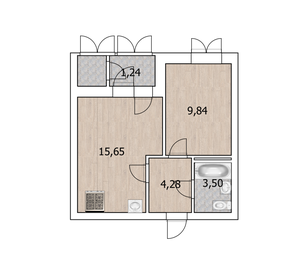 56,3 м², 2-комнатная квартира 8 390 000 ₽ - изображение 16