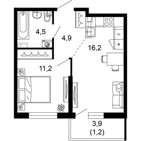 37,9 м², 1-комнатная квартира 15 325 049 ₽ - изображение 35